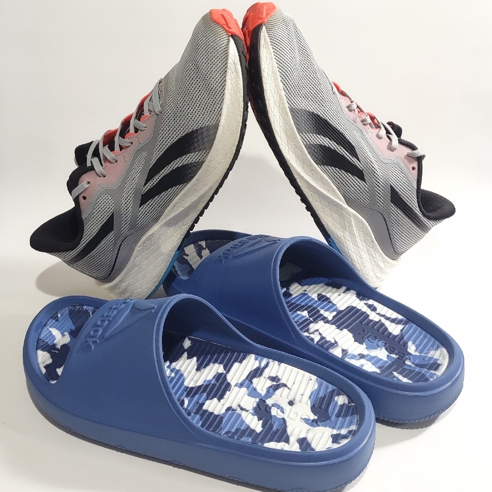 bundle - Reebok floatride Energy and Reebok recovery sandals